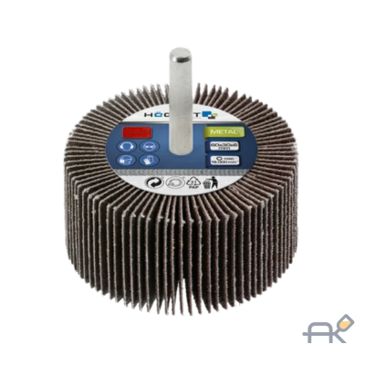 Круг шлифовальный лепестковый на шпильке 60x30x6 G80 HOEGERT HT8D012